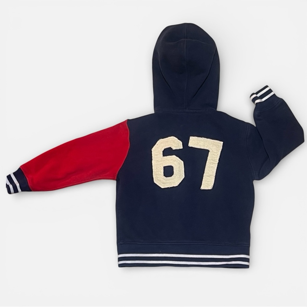 67 Y2K Polo Ralph Lauren Varsity Jacket Hoodie